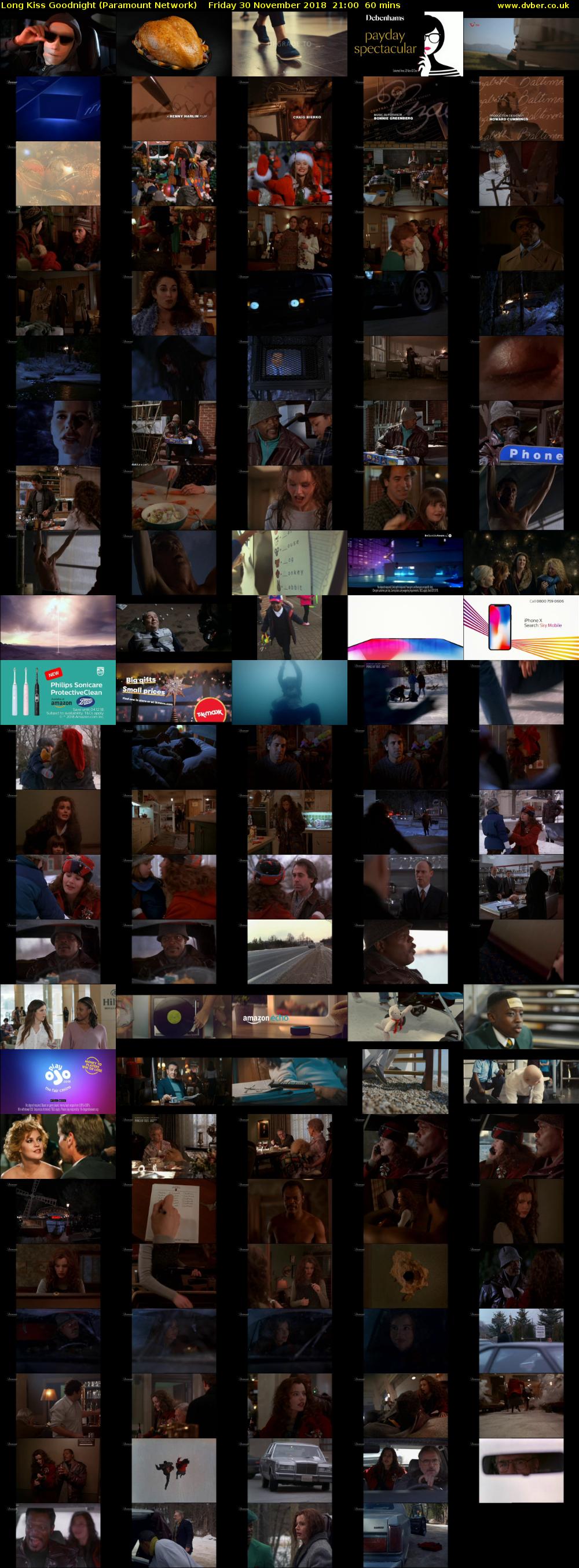 Long Kiss Goodnight (Paramount Network) Friday 30 November 2018 21:00 - 22:00