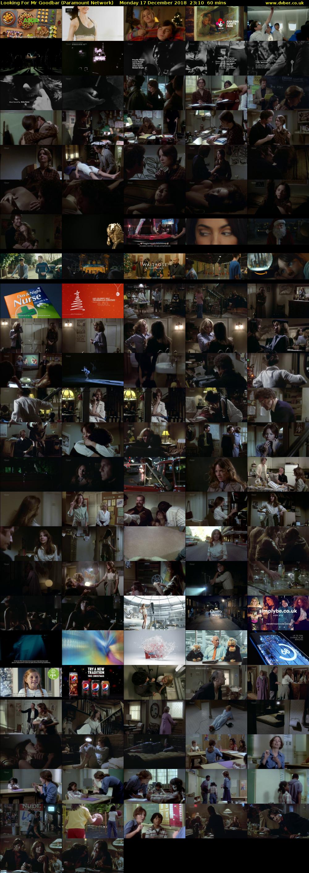 Looking For Mr Goodbar (Paramount Network) Monday 17 December 2018 23:10 - 00:10