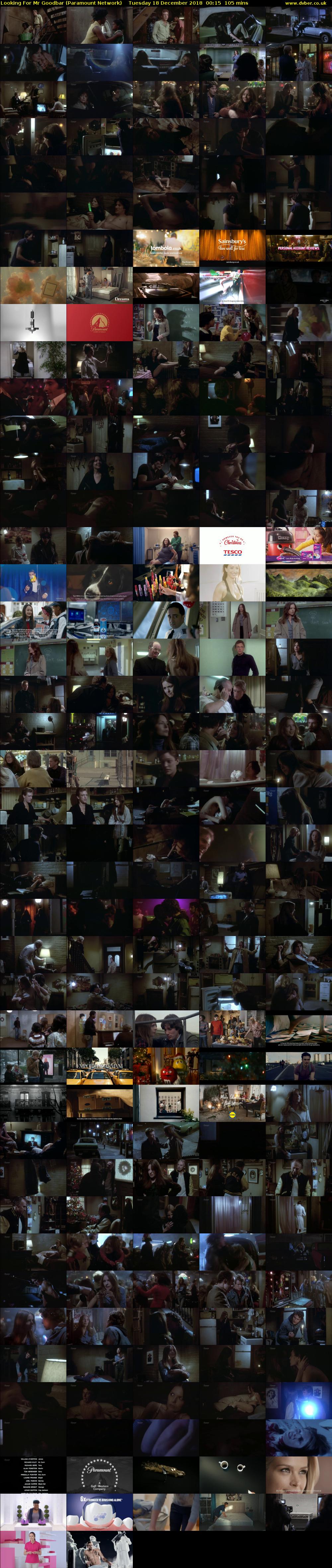 Looking For Mr Goodbar (Paramount Network) Tuesday 18 December 2018 00:15 - 02:00