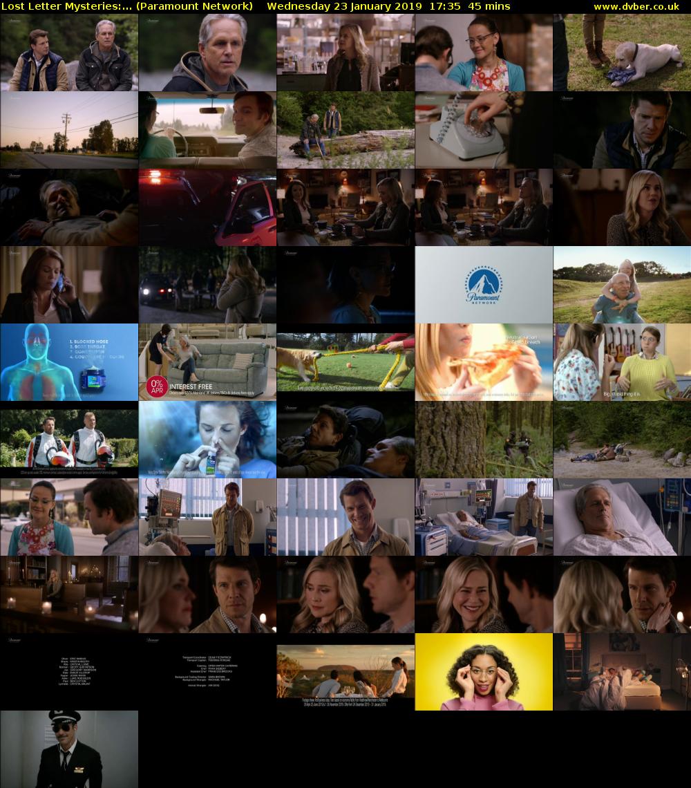 Lost Letter Mysteries:... (Paramount Network) Wednesday 23 January 2019 17:35 - 18:20