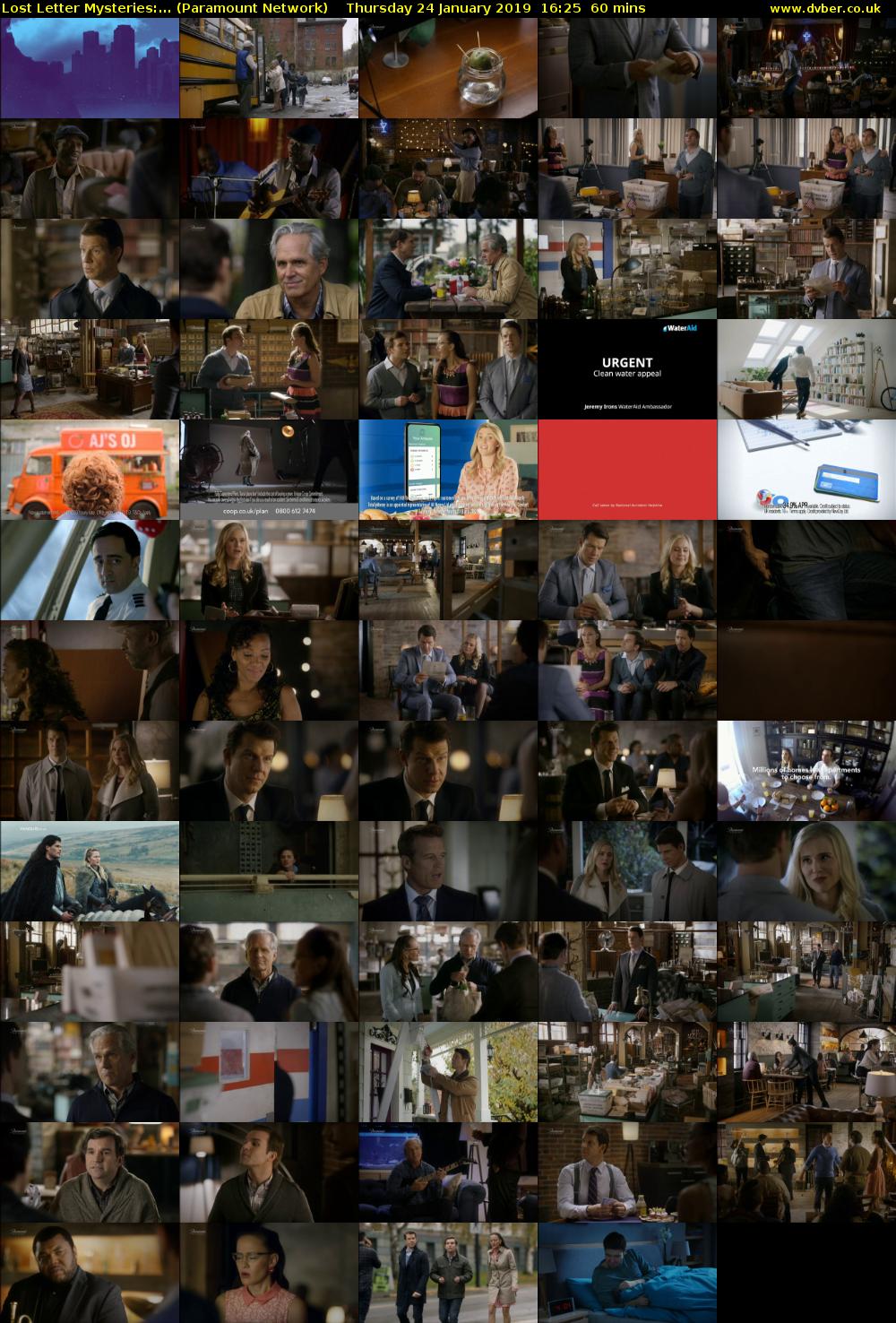 Lost Letter Mysteries:... (Paramount Network) Thursday 24 January 2019 16:25 - 17:25