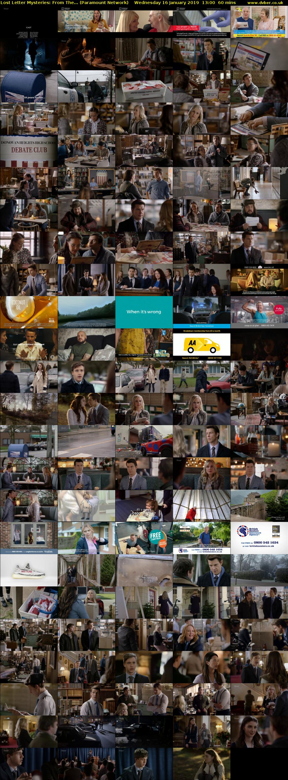 Lost Letter Mysteries: From The... (Paramount Network) Wednesday 16 January 2019 13:00 - 14:00