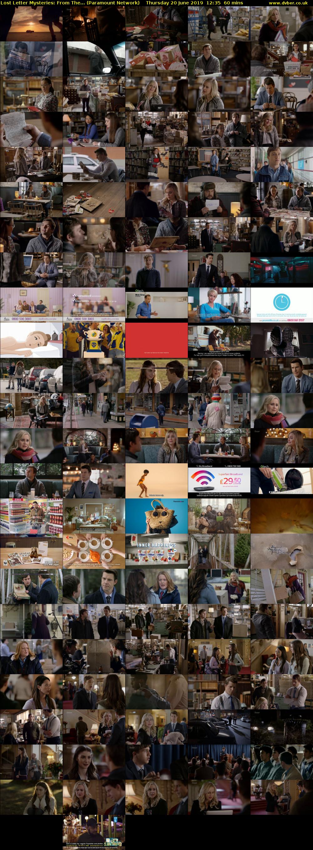 Lost Letter Mysteries: From The... (Paramount Network) Thursday 20 June 2019 12:35 - 13:35