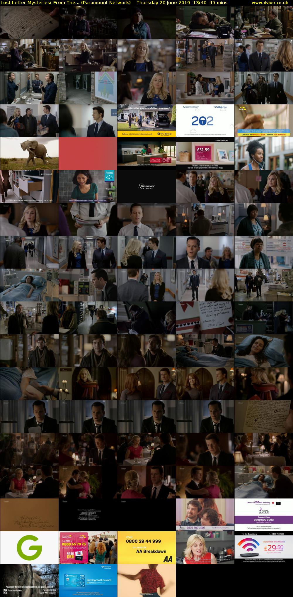 Lost Letter Mysteries: From The... (Paramount Network) Thursday 20 June 2019 13:40 - 14:25