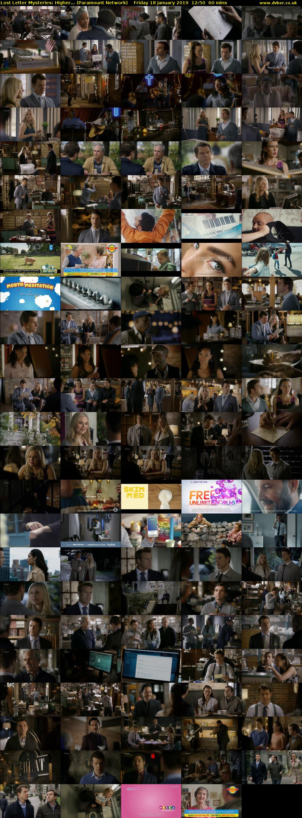 Lost Letter Mysteries: Higher... (Paramount Network) Friday 18 January 2019 12:50 - 13:50