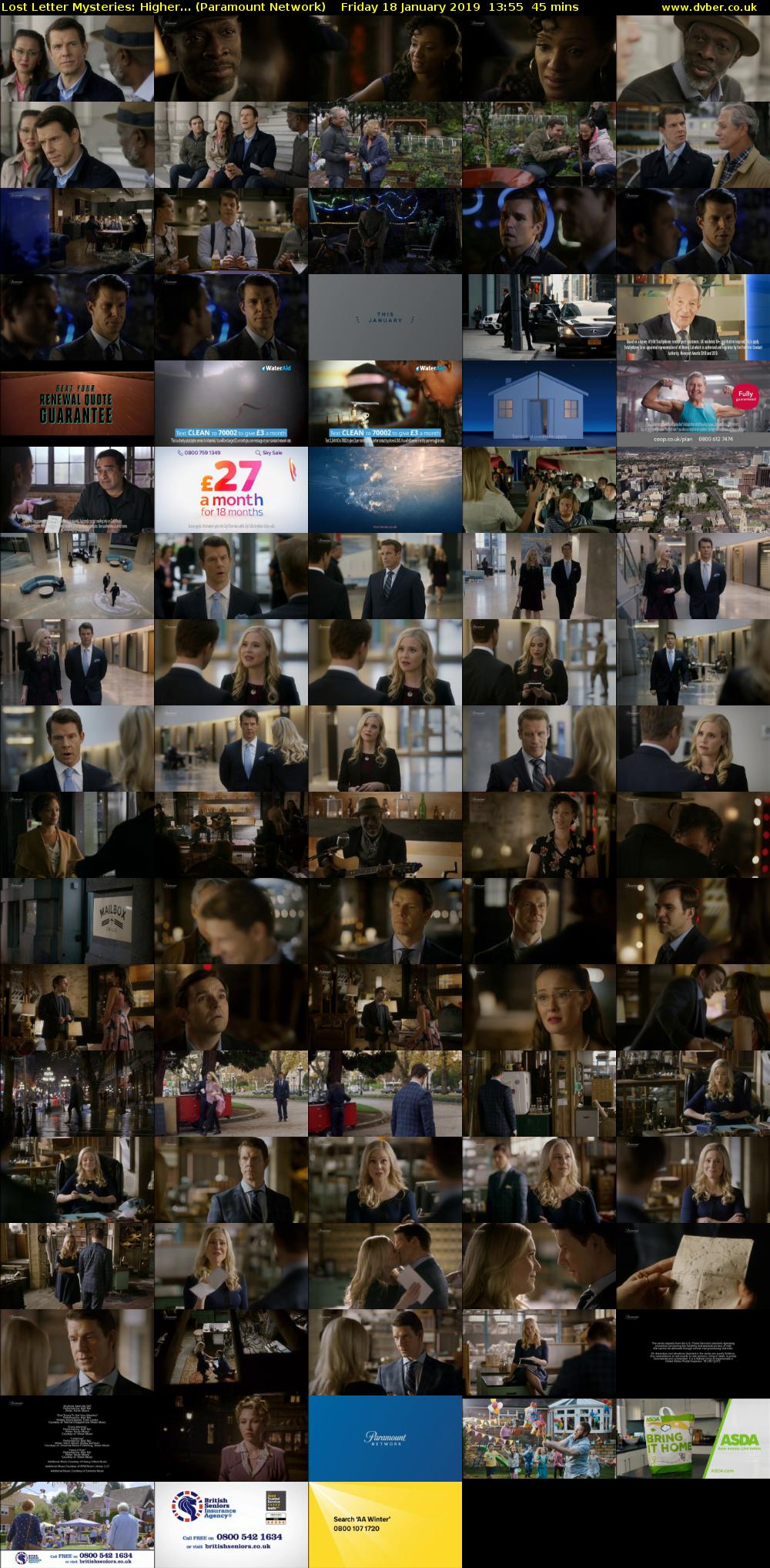 Lost Letter Mysteries: Higher... (Paramount Network) Friday 18 January 2019 13:55 - 14:40