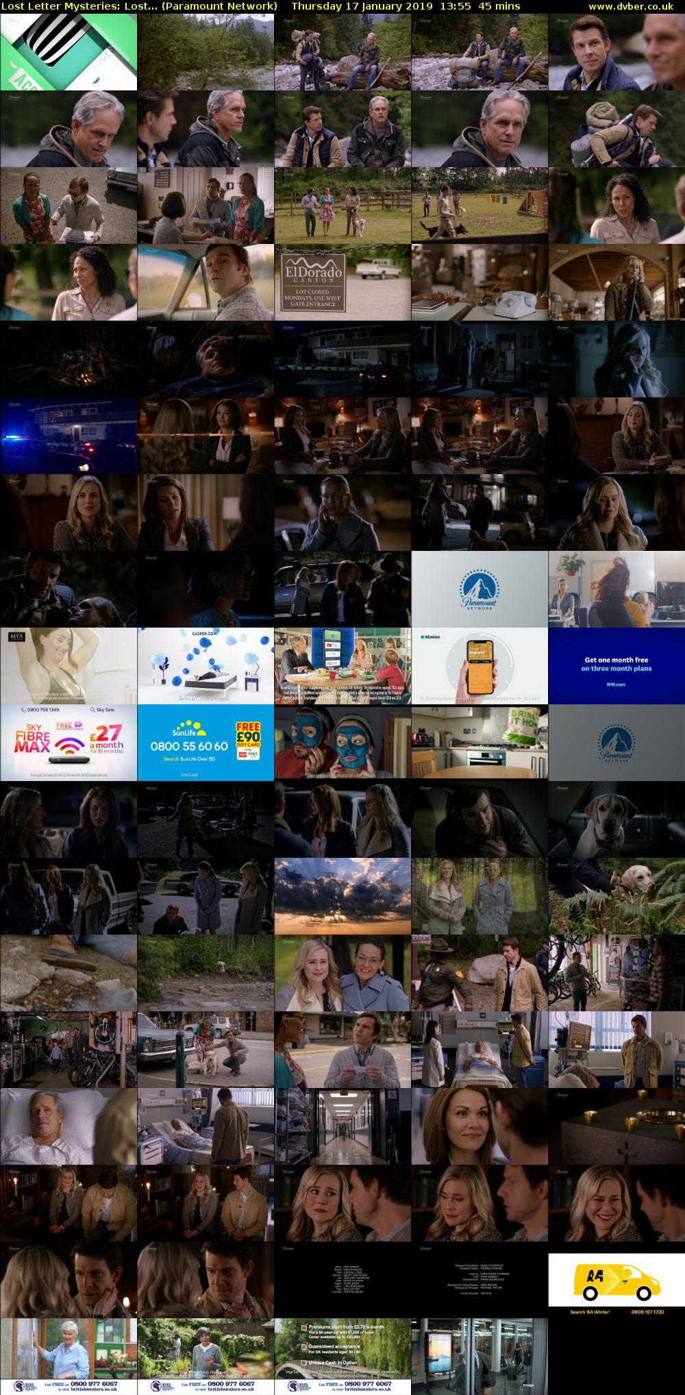 Lost Letter Mysteries: Lost... (Paramount Network) Thursday 17 January 2019 13:55 - 14:40