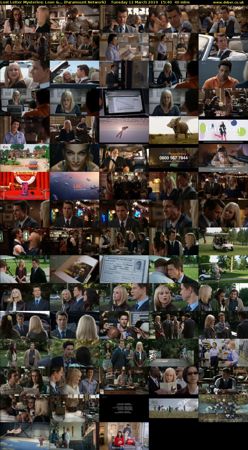 Lost Letter Mysteries: Love &... (Paramount Network) Tuesday 12 March 2019 15:40 - 16:20