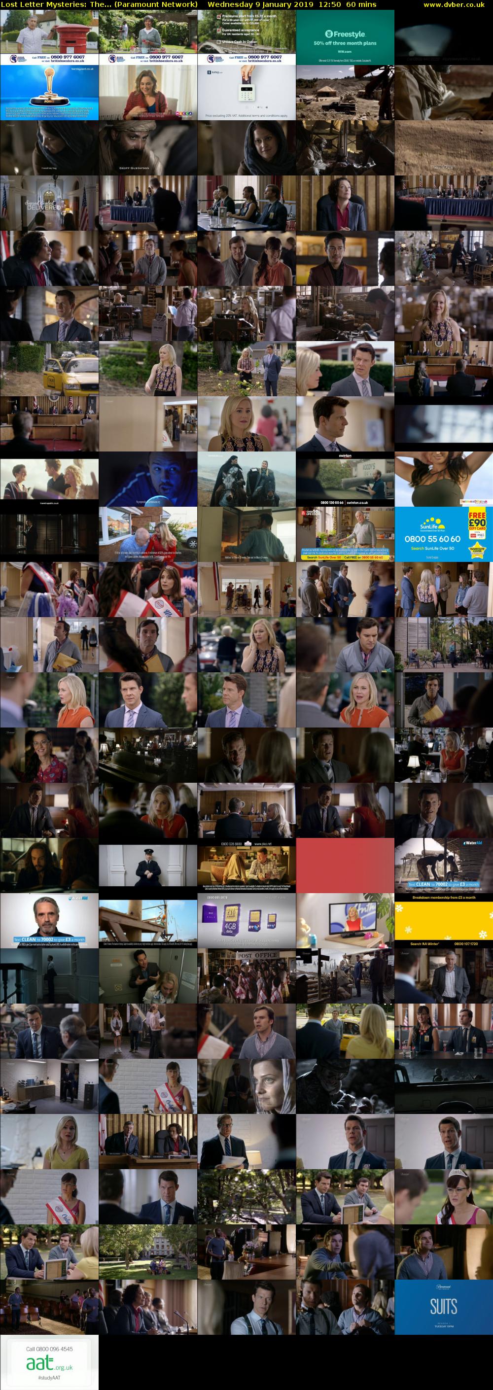 Lost Letter Mysteries: The... (Paramount Network) Wednesday 9 January 2019 12:50 - 13:50