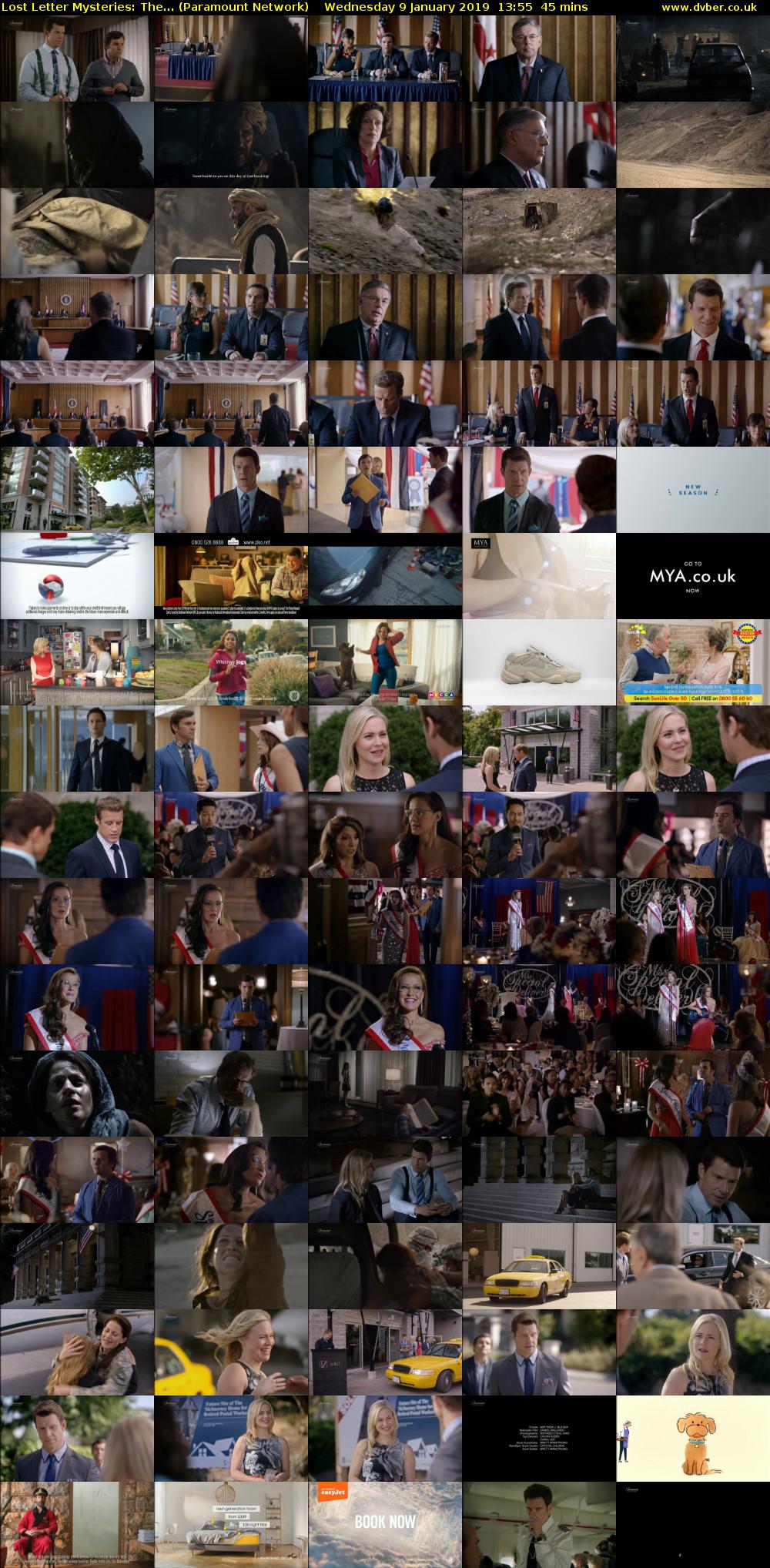 Lost Letter Mysteries: The... (Paramount Network) Wednesday 9 January 2019 13:55 - 14:40