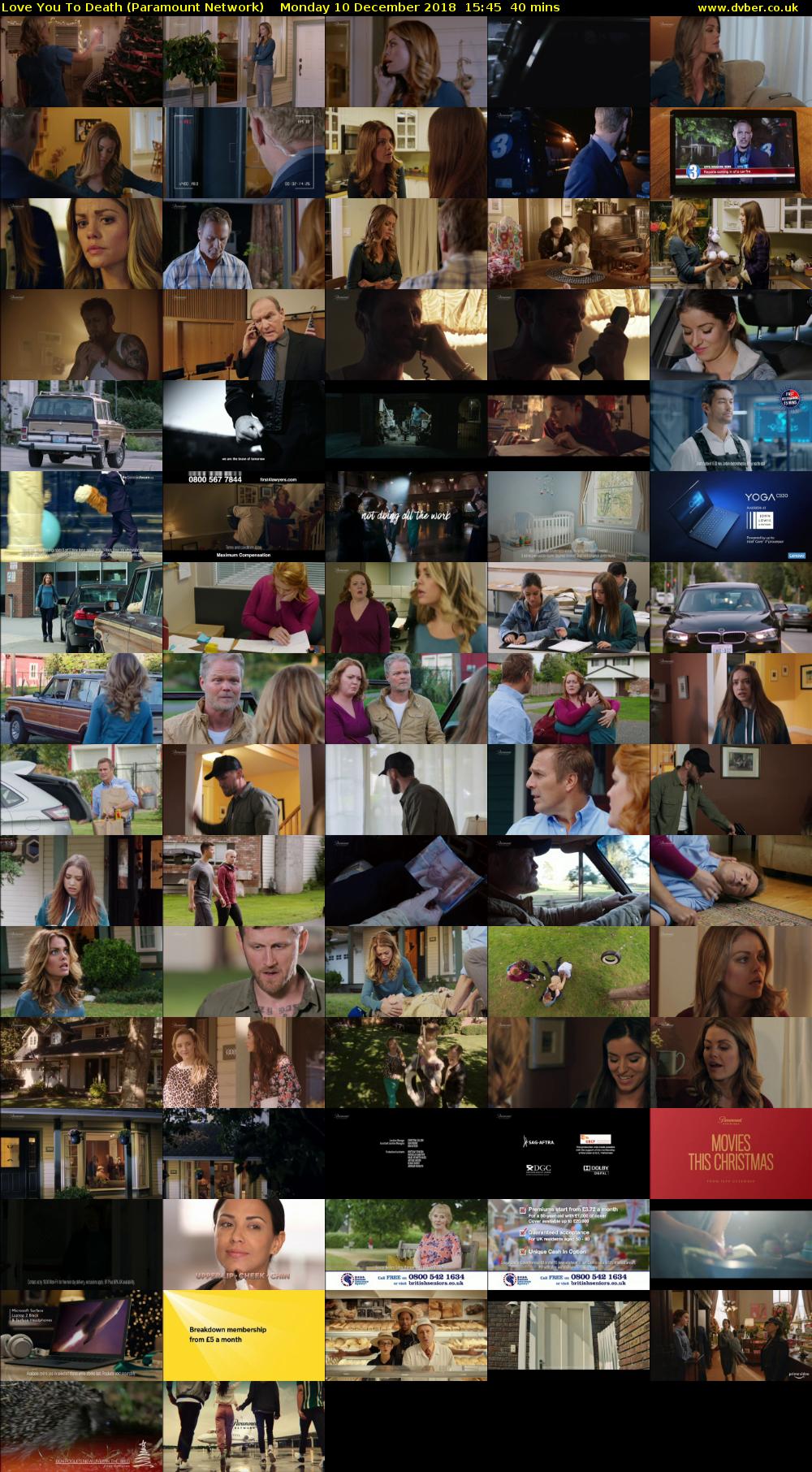 Love You To Death (Paramount Network) Monday 10 December 2018 15:45 - 16:25