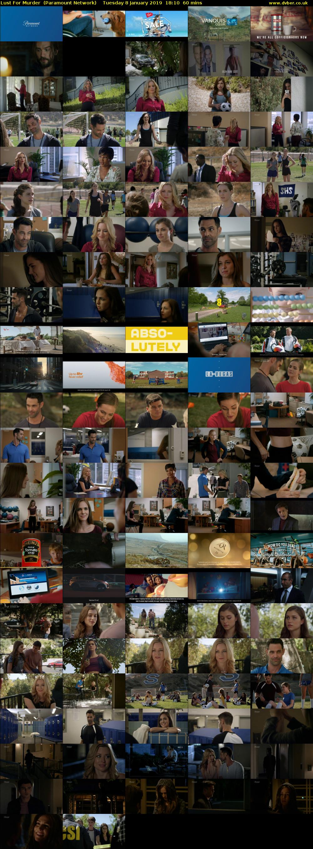 Lust For Murder  (Paramount Network) Tuesday 8 January 2019 18:10 - 19:10