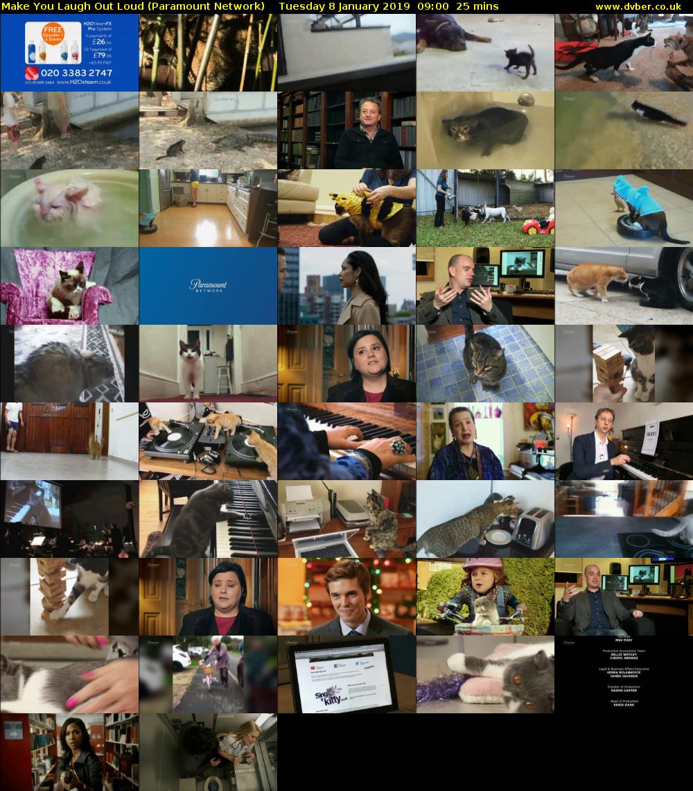 Make You Laugh Out Loud (Paramount Network) Tuesday 8 January 2019 09:00 - 09:25