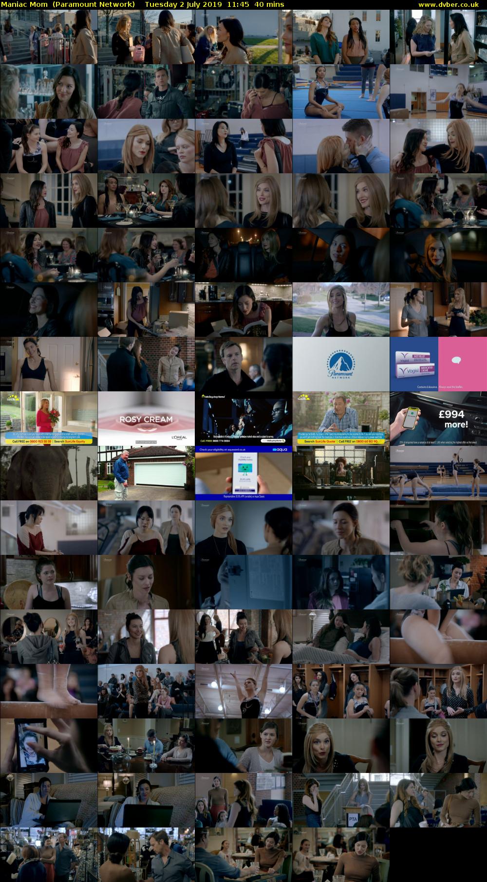 Maniac Mom  (Paramount Network) Tuesday 2 July 2019 11:45 - 12:25
