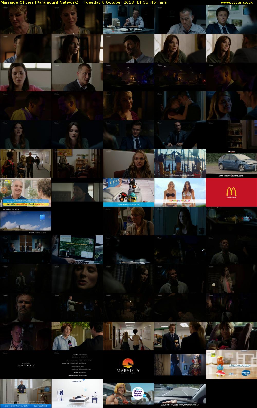Marriage Of Lies (Paramount Network) Tuesday 9 October 2018 11:35 - 12:20
