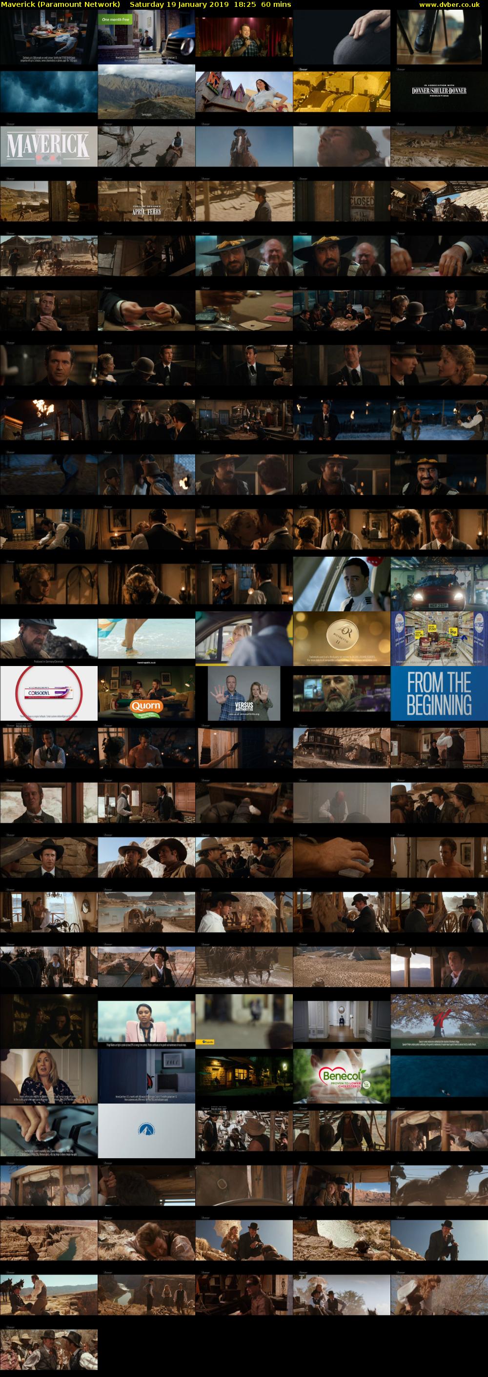 Maverick (Paramount Network) Saturday 19 January 2019 18:25 - 19:25