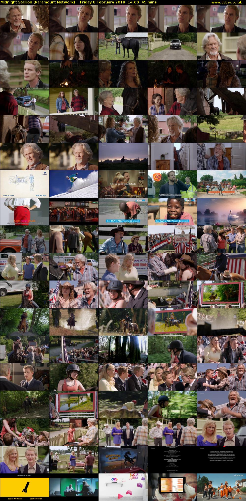 Midnight Stallion (Paramount Network) Friday 8 February 2019 14:00 - 14:45