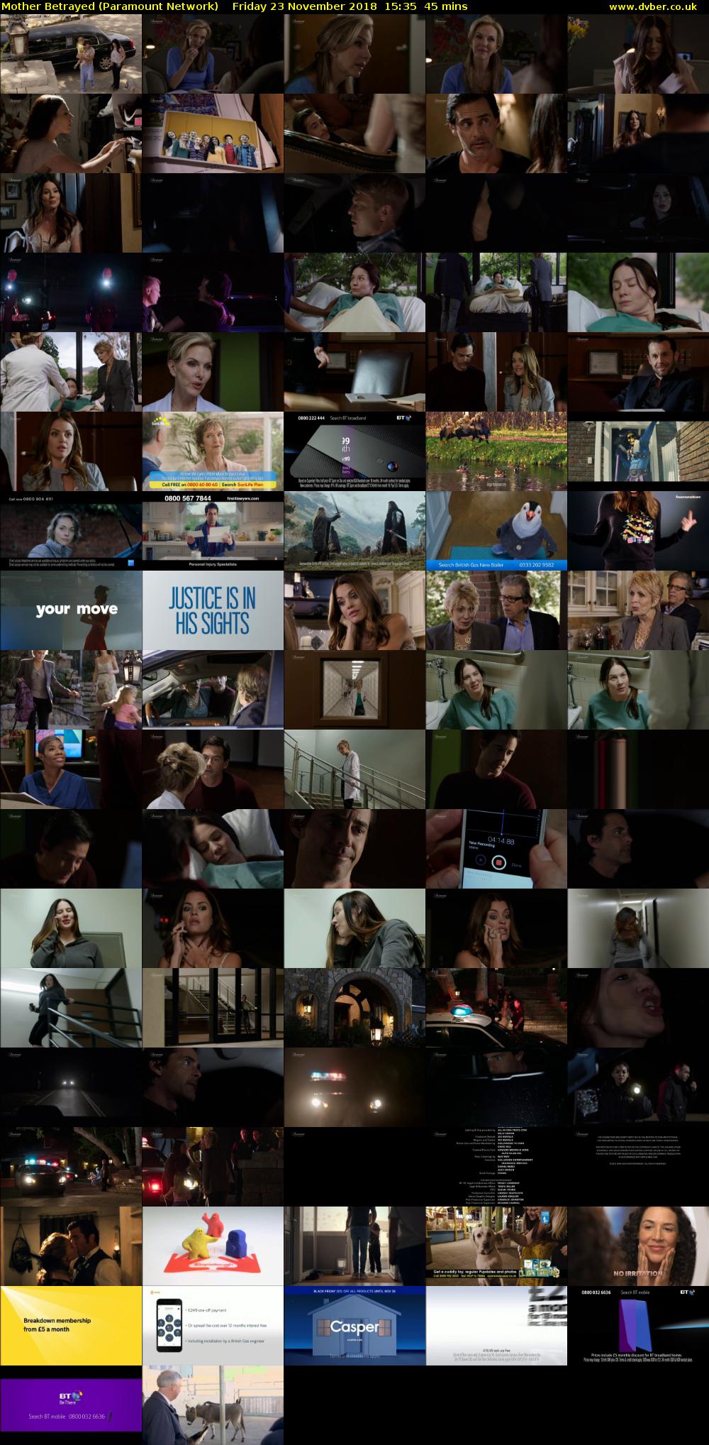 Mother Betrayed (Paramount Network) Friday 23 November 2018 15:35 - 16:20