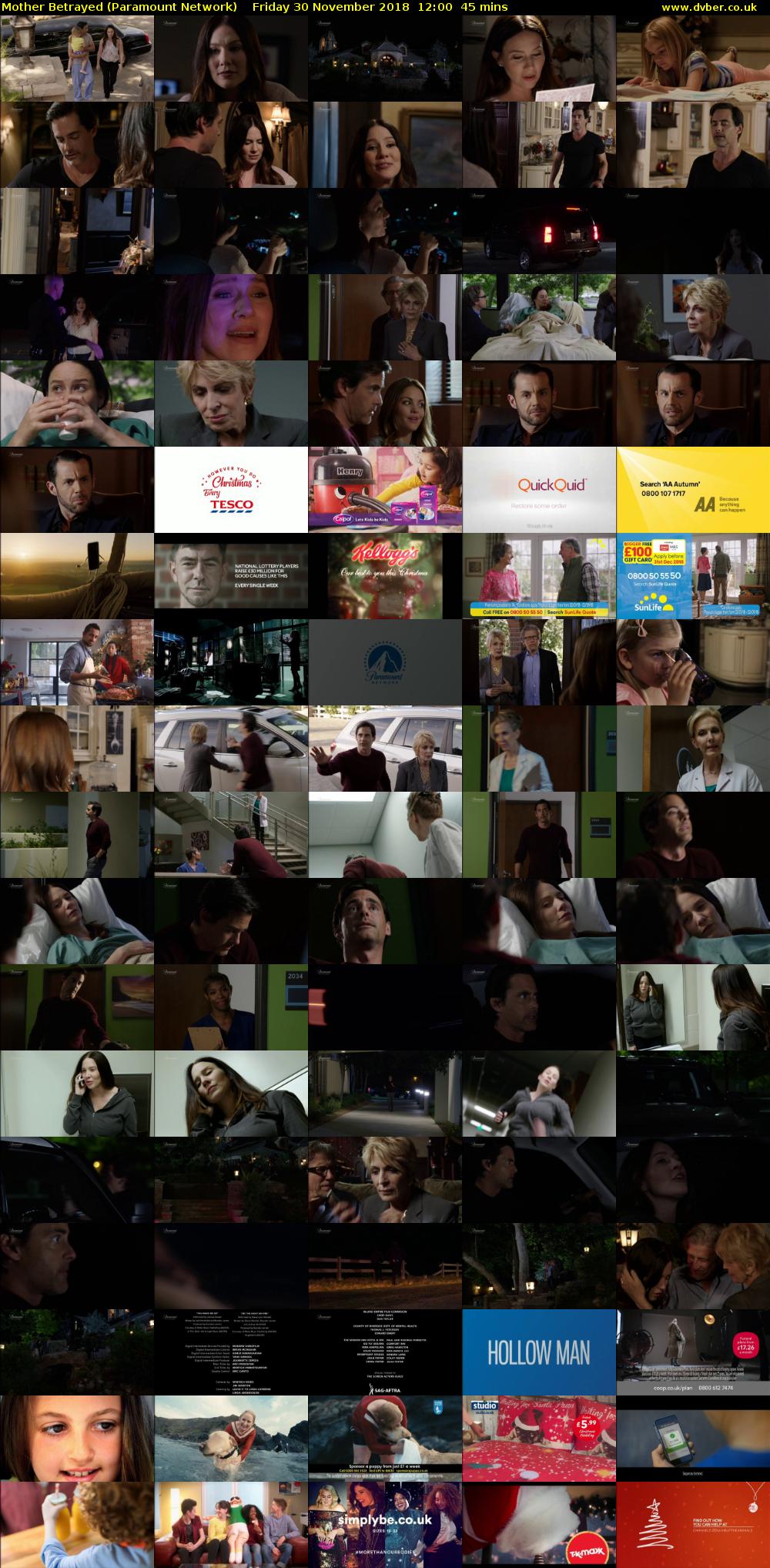 Mother Betrayed (Paramount Network) Friday 30 November 2018 12:00 - 12:45