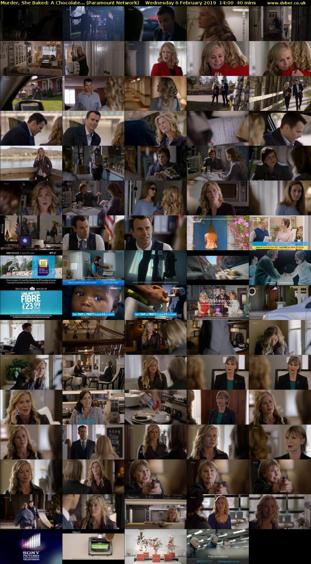 Murder, She Baked: A Chocolate... (Paramount Network) Wednesday 6 February 2019 14:00 - 14:40