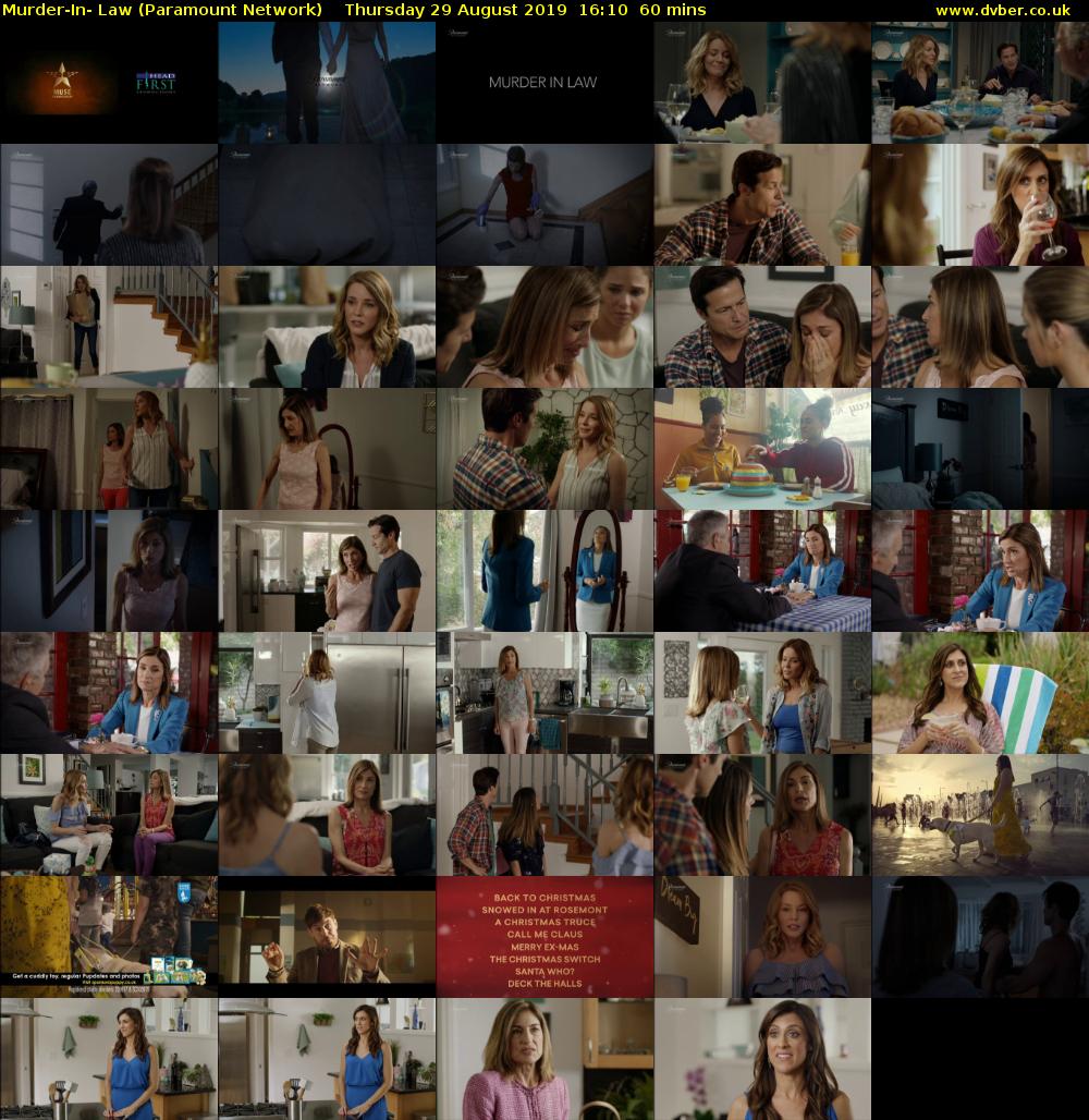 Murder-In- Law (Paramount Network) Thursday 29 August 2019 16:10 - 17:10