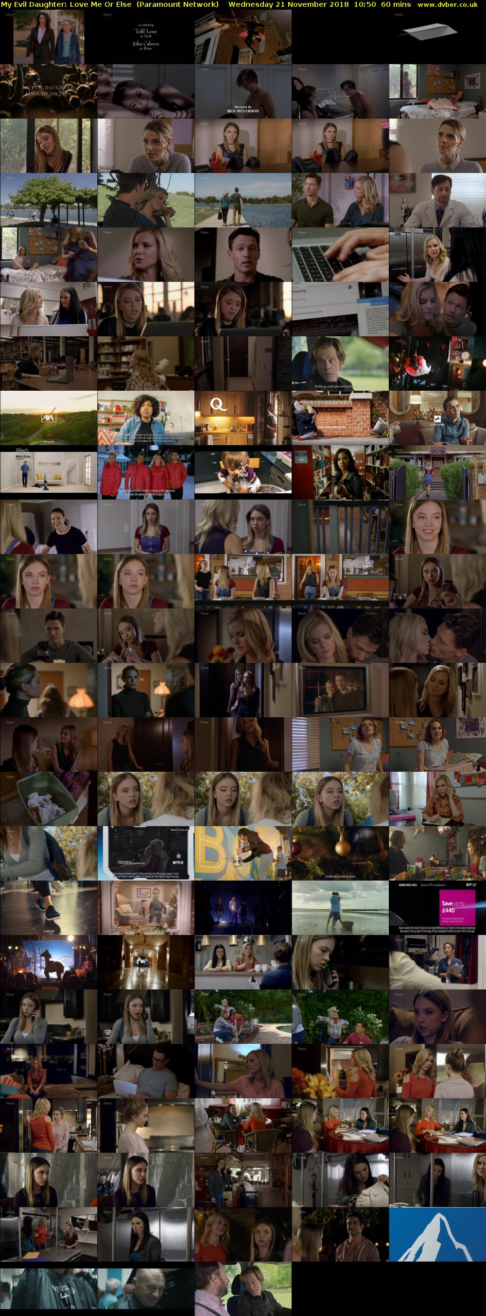 My Evil Daughter: Love Me Or Else  (Paramount Network) Wednesday 21 November 2018 10:50 - 11:50