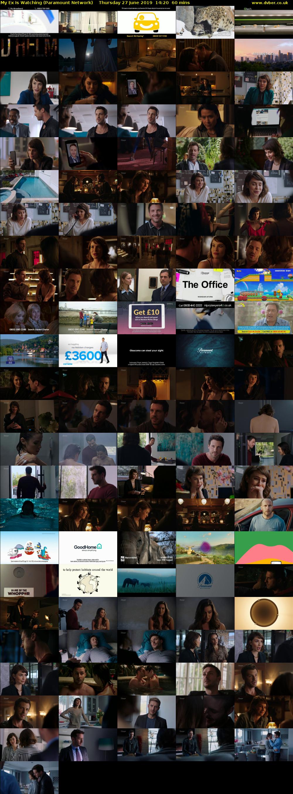 My Ex Is Watching (Paramount Network) Thursday 27 June 2019 14:20 - 15:20