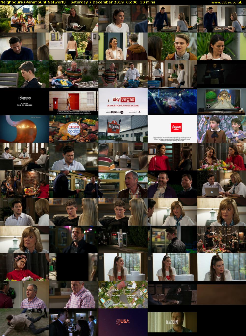 Neighbours (Paramount Network) Saturday 7 December 2019 05:00 - 05:30