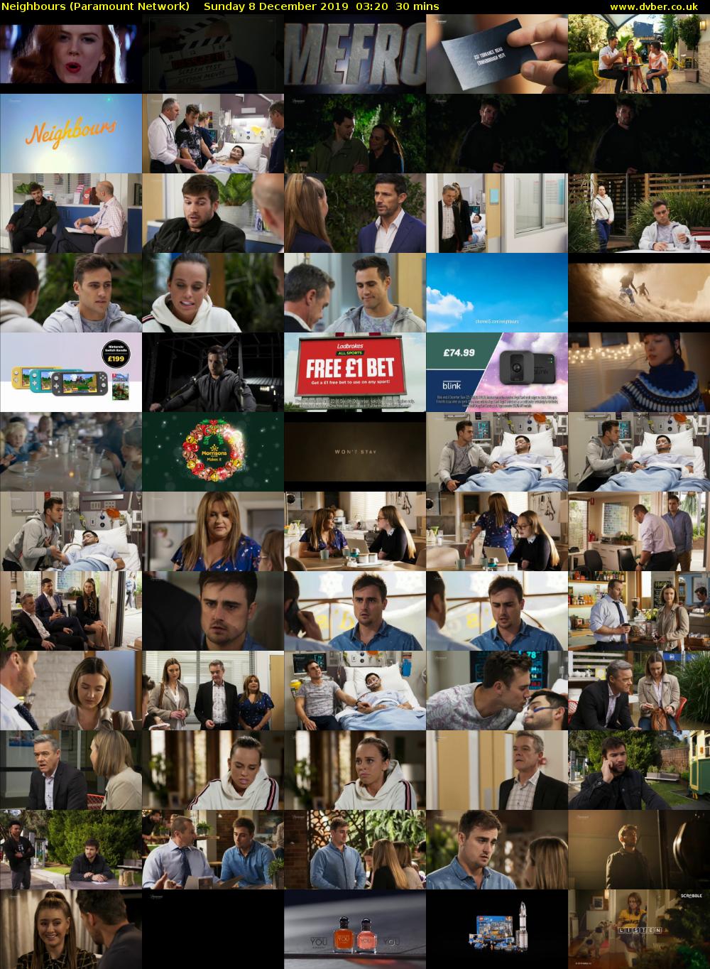 Neighbours (Paramount Network) Sunday 8 December 2019 03:20 - 03:50