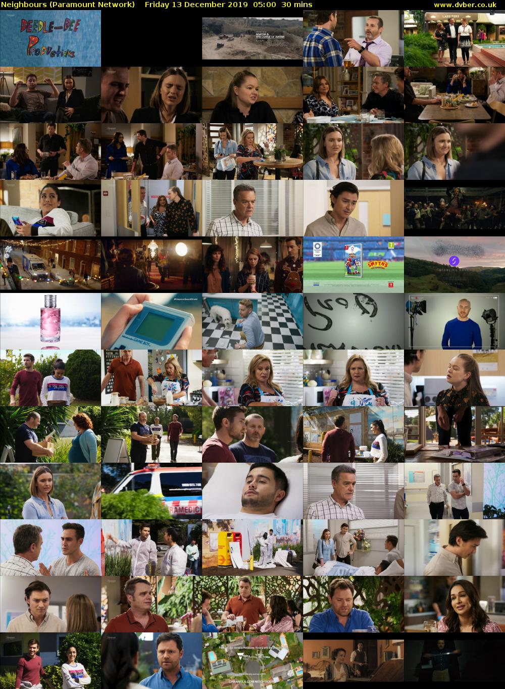 Neighbours (Paramount Network) Friday 13 December 2019 05:00 - 05:30