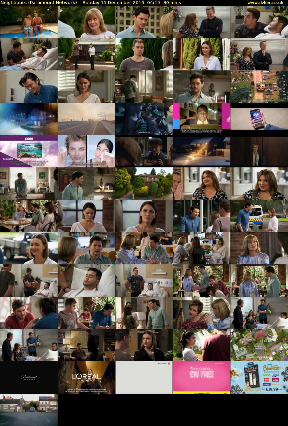 Neighbours (Paramount Network) Sunday 15 December 2019 04:15 - 04:45