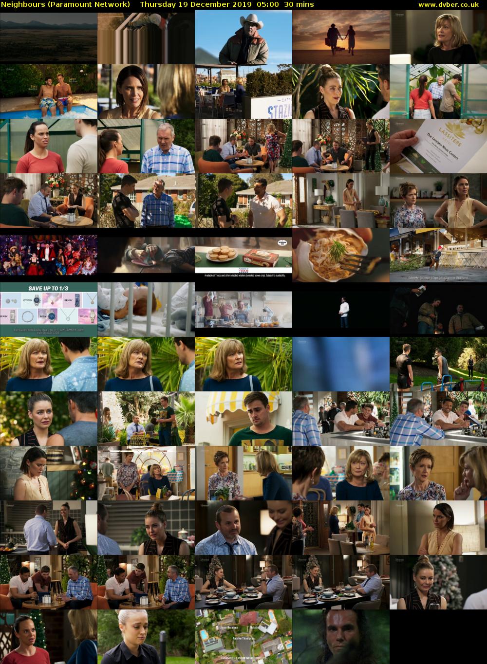 Neighbours (Paramount Network) Thursday 19 December 2019 05:00 - 05:30