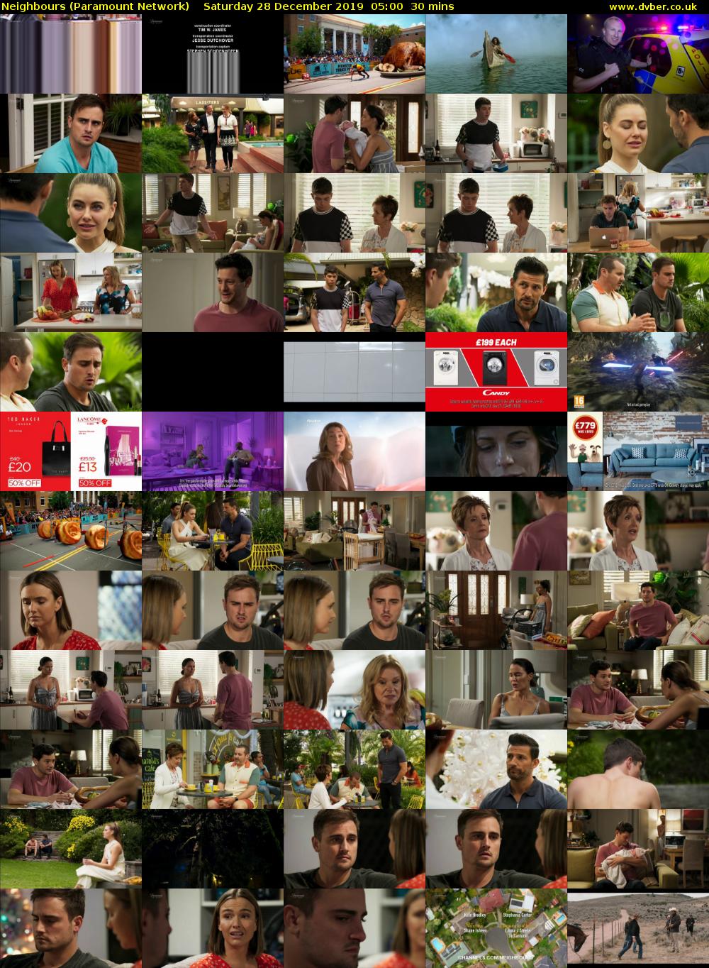 Neighbours (Paramount Network) Saturday 28 December 2019 05:00 - 05:30