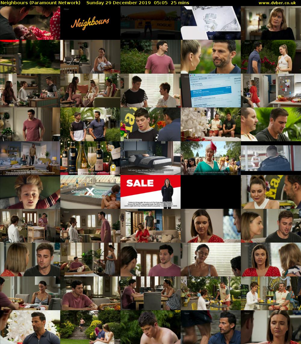 Neighbours (Paramount Network) Sunday 29 December 2019 05:05 - 05:30