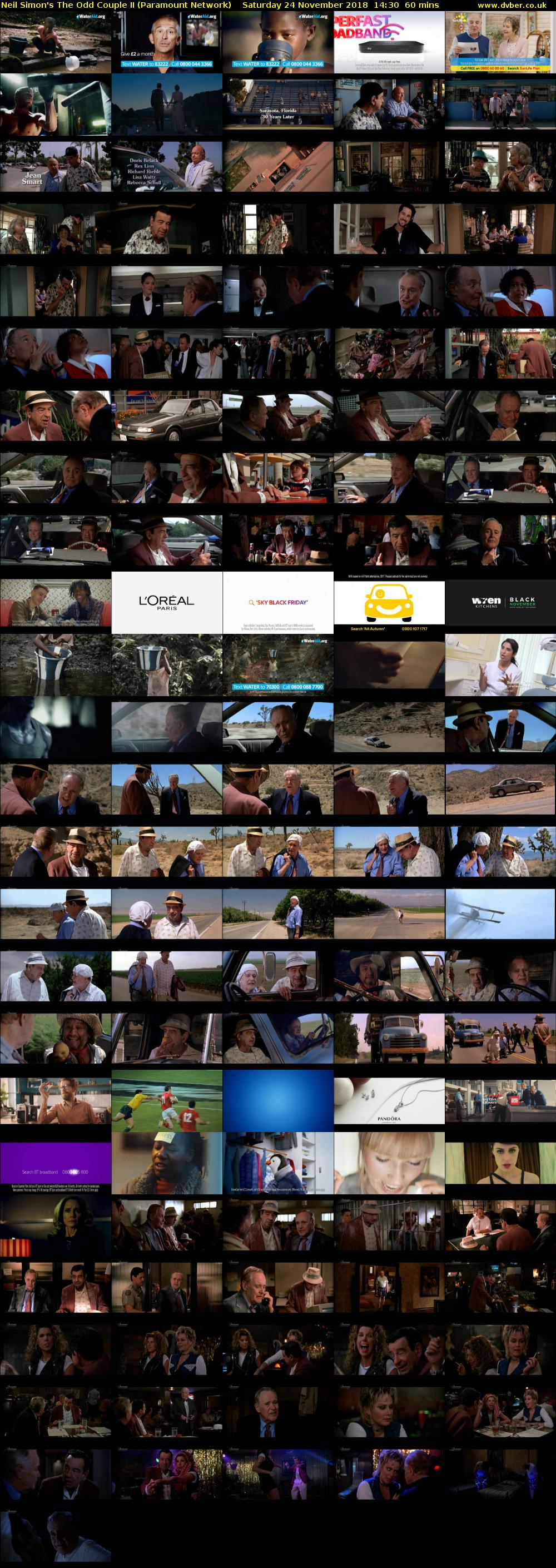 Neil Simon's The Odd Couple II (Paramount Network) Saturday 24 November 2018 14:30 - 15:30