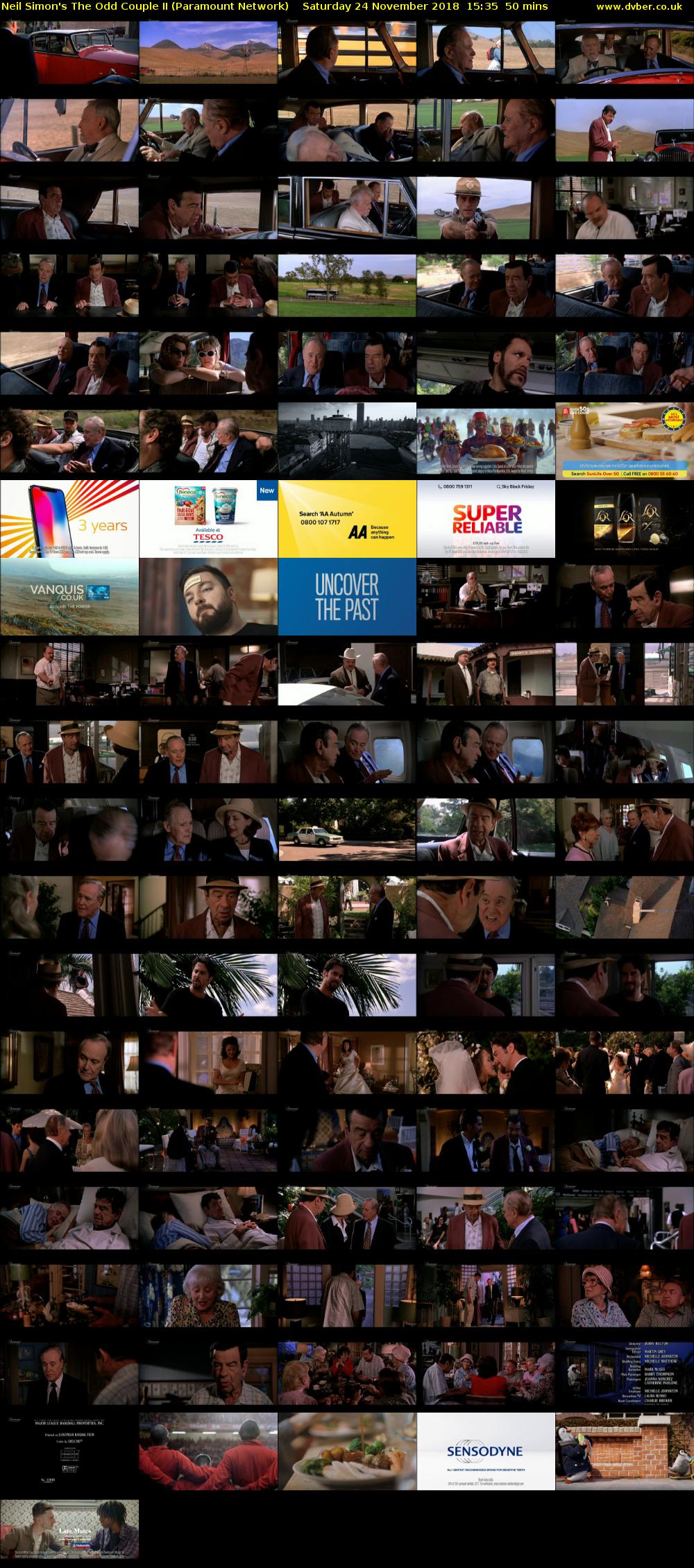 Neil Simon's The Odd Couple II (Paramount Network) Saturday 24 November 2018 15:35 - 16:25