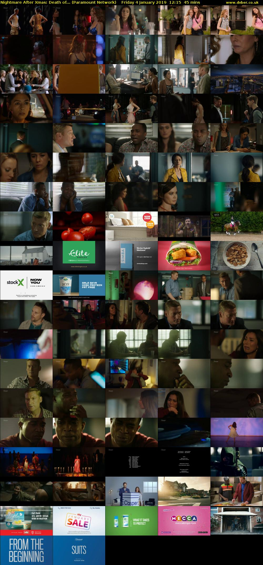 Nightmare After Xmas: Death of... (Paramount Network) Friday 4 January 2019 12:15 - 13:00