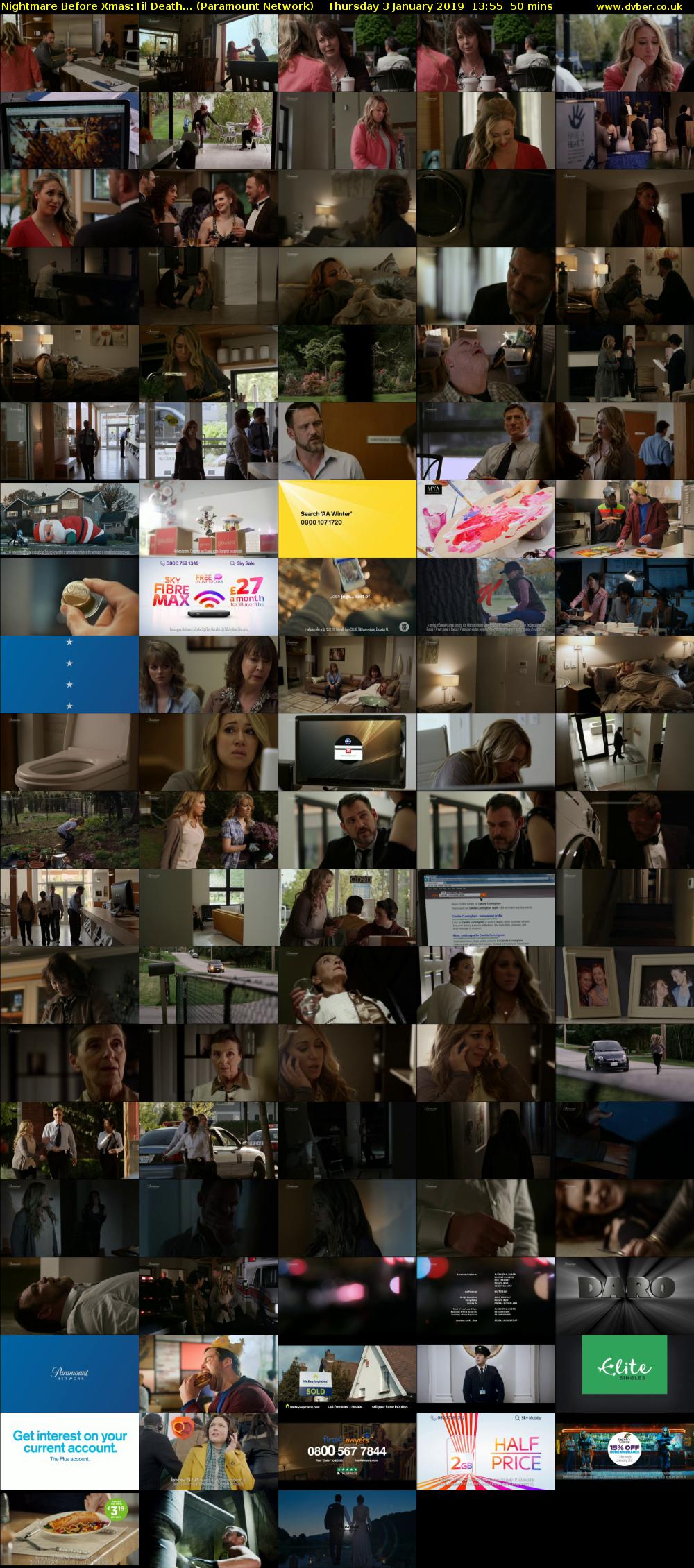 Nightmare Before Xmas:Til Death... (Paramount Network) Thursday 3 January 2019 13:55 - 14:45