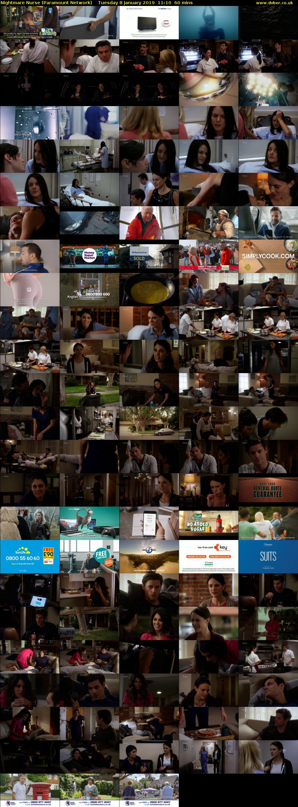 Nightmare Nurse (Paramount Network) Tuesday 8 January 2019 11:10 - 12:10