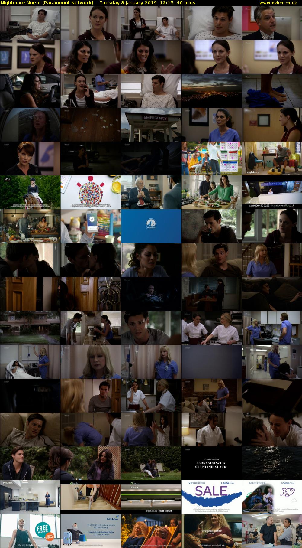 Nightmare Nurse (Paramount Network) Tuesday 8 January 2019 12:15 - 12:55