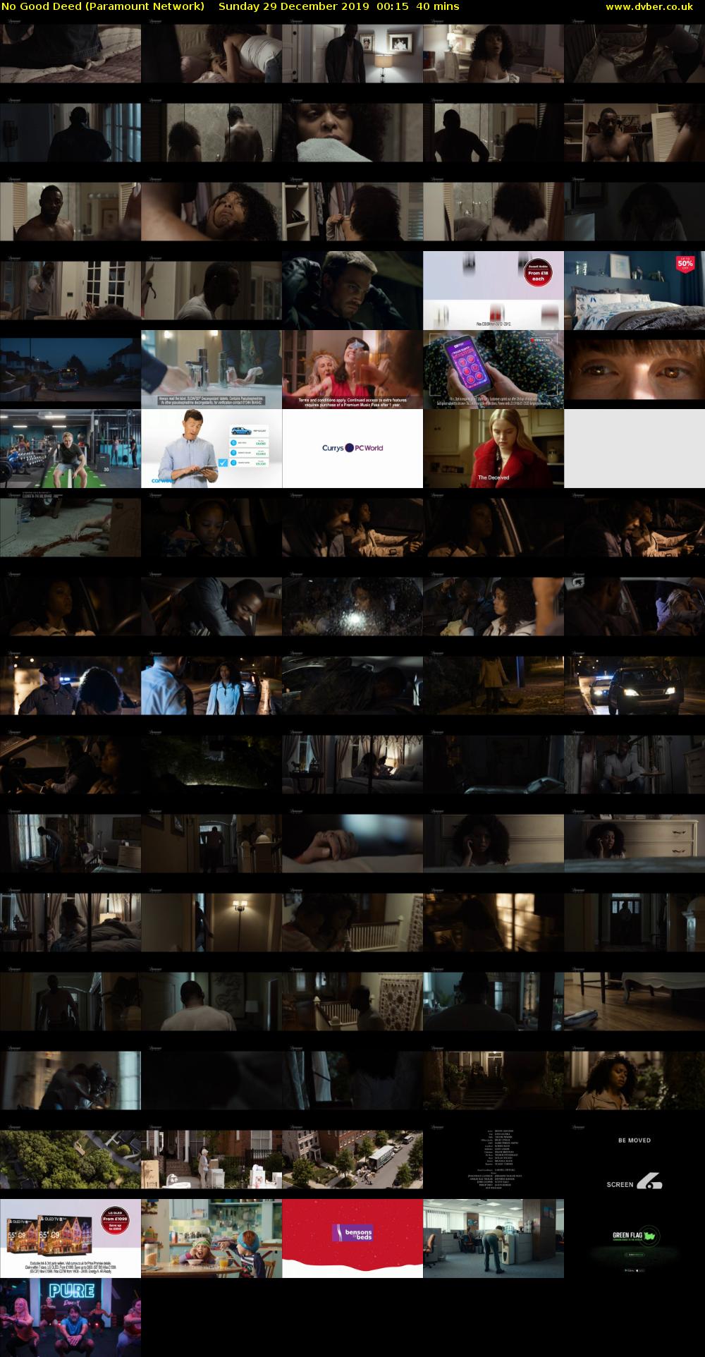 No Good Deed (Paramount Network) Sunday 29 December 2019 00:15 - 00:55