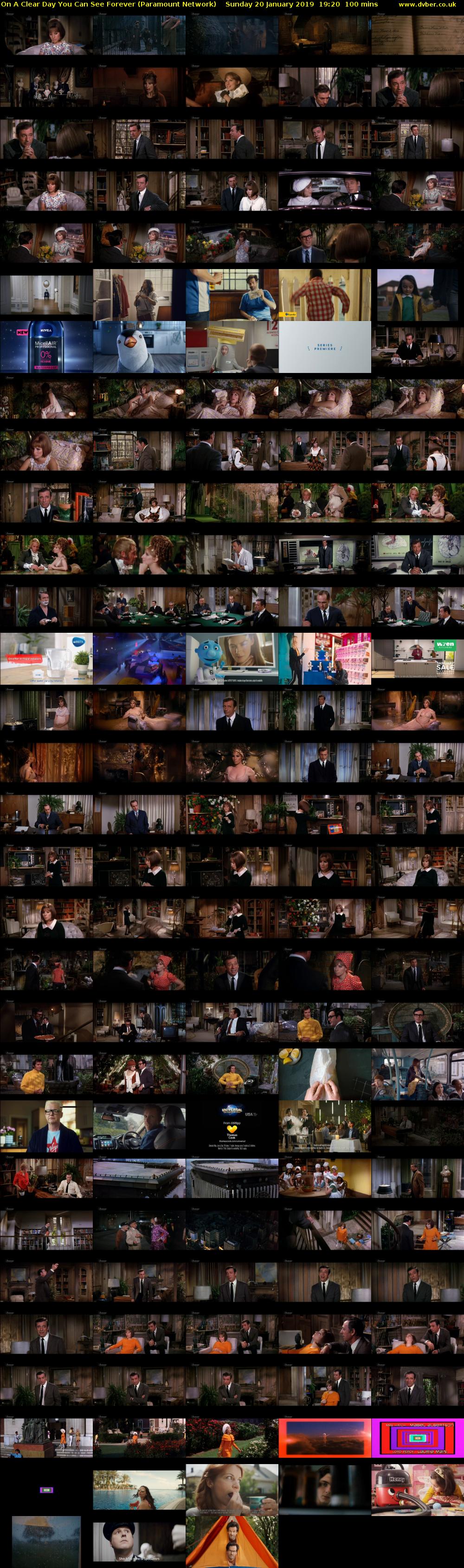 On A Clear Day You Can See Forever (Paramount Network) Sunday 20 January 2019 19:20 - 21:00