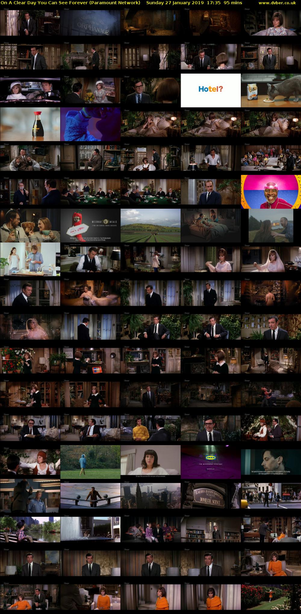 On A Clear Day You Can See Forever (Paramount Network) Sunday 27 January 2019 17:35 - 19:10