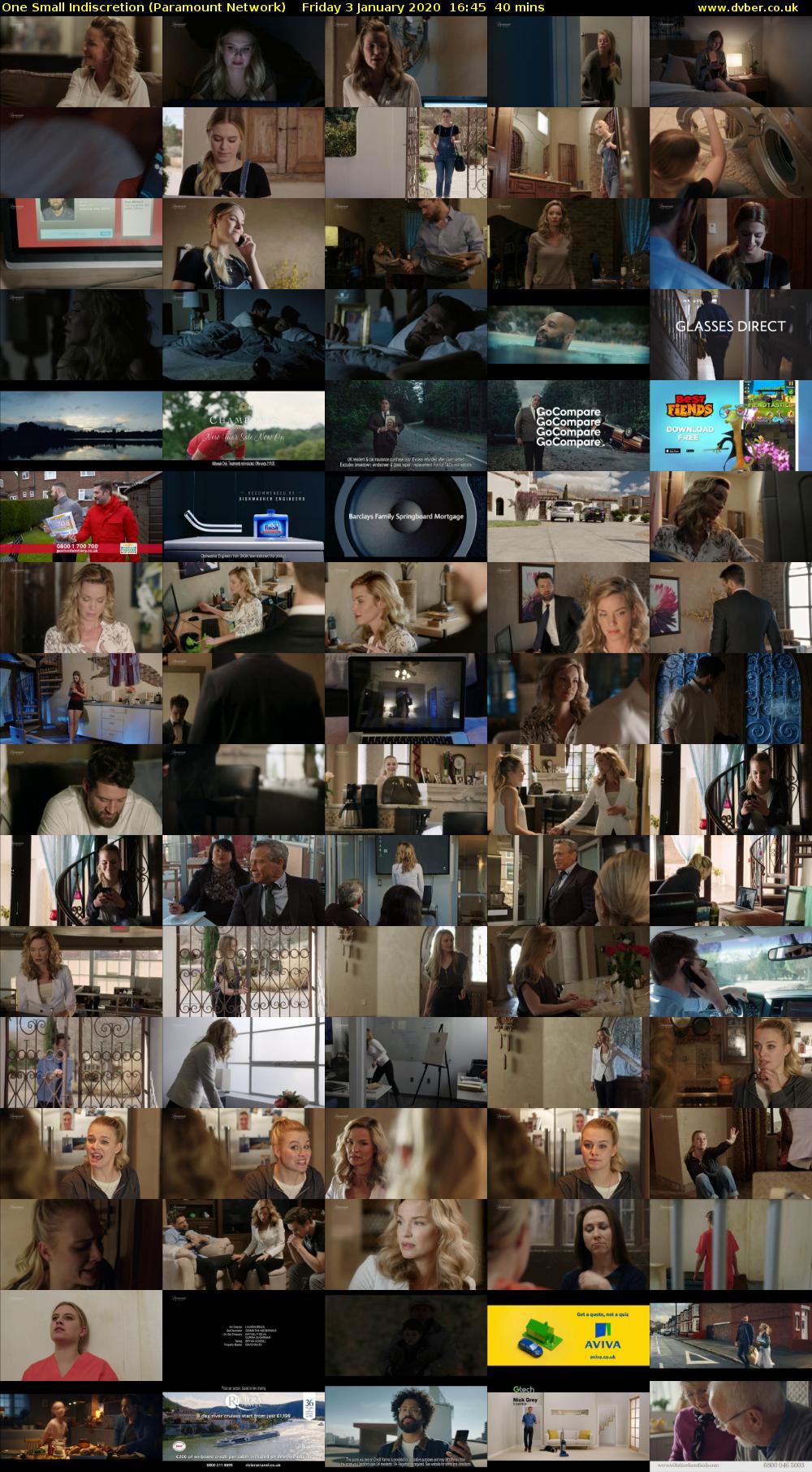 One Small Indiscretion (Paramount Network) Friday 3 January 2020 16:45 - 17:25