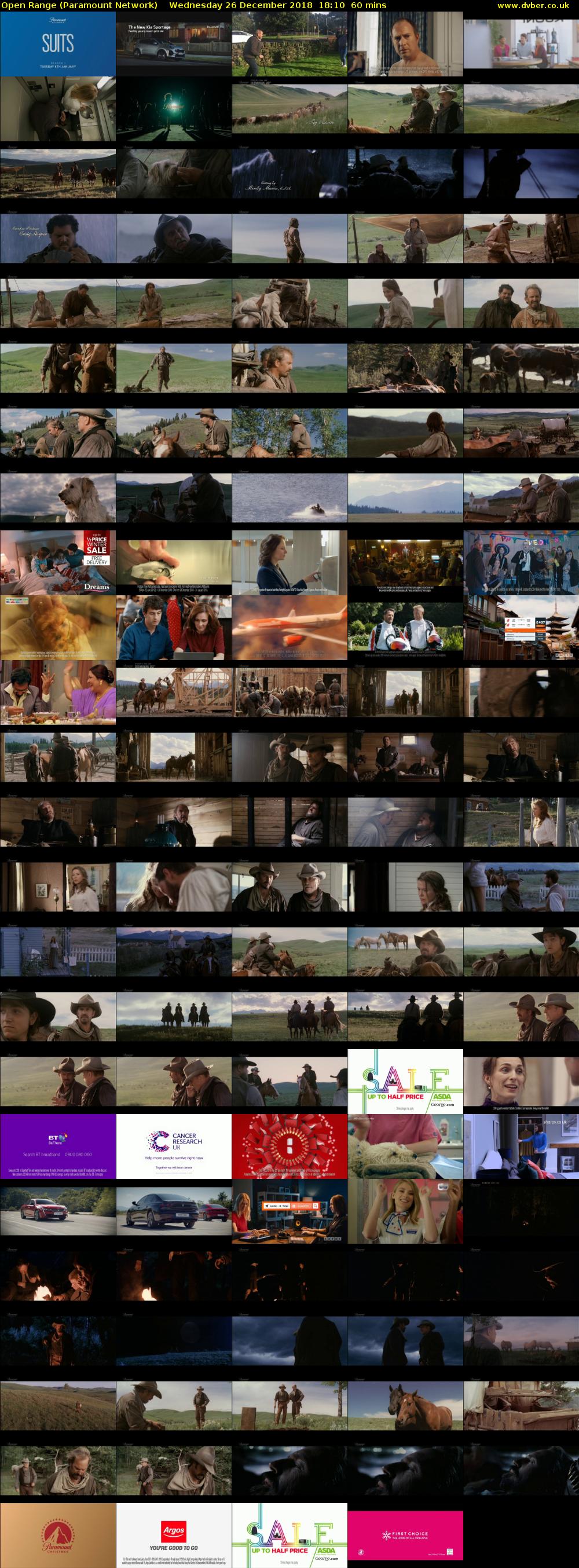 Open Range (Paramount Network) Wednesday 26 December 2018 18:10 - 19:10