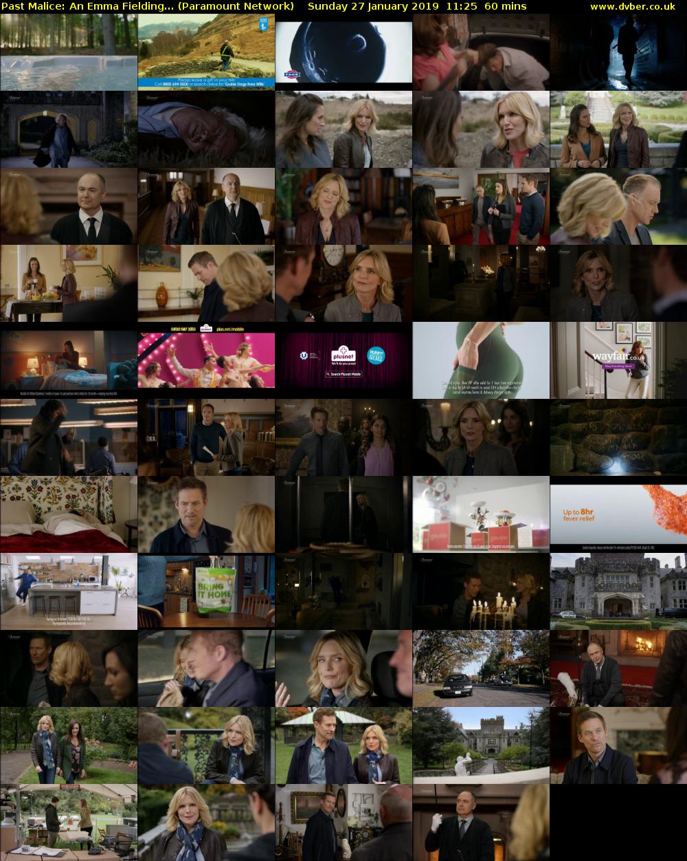 Past Malice: An Emma Fielding... (Paramount Network) Sunday 27 January 2019 11:25 - 12:25