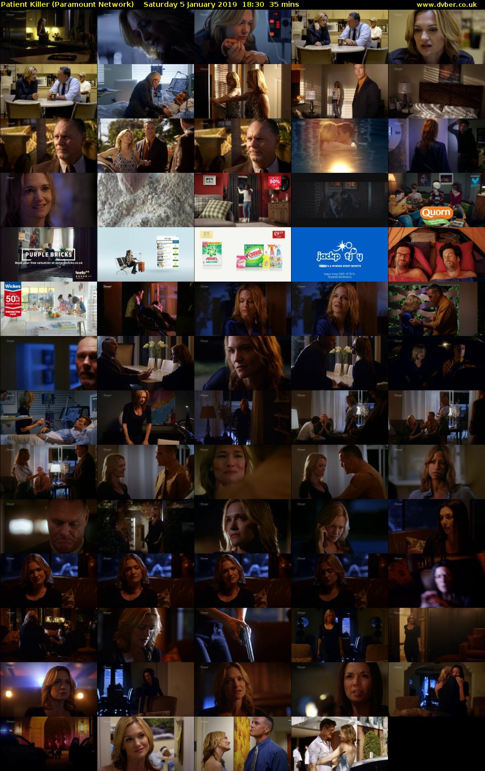 Patient Killer (Paramount Network) Saturday 5 January 2019 18:30 - 19:05