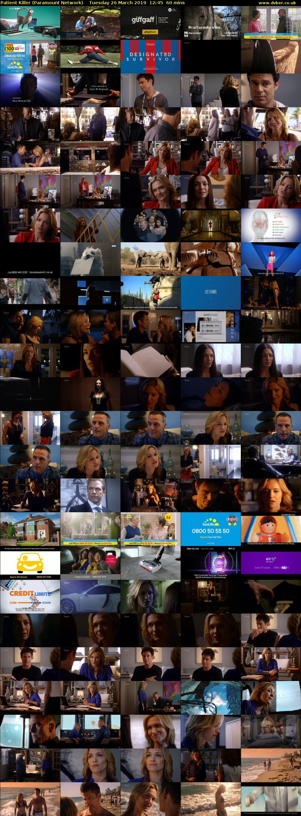 Patient Killer (Paramount Network) Tuesday 26 March 2019 12:45 - 13:45