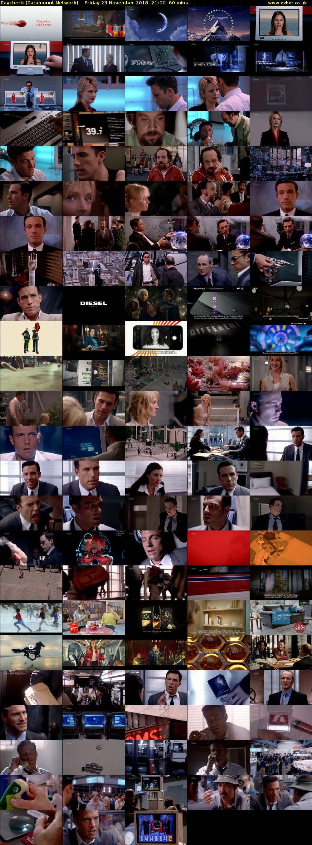 Paycheck (Paramount Network) Friday 23 November 2018 21:00 - 22:00