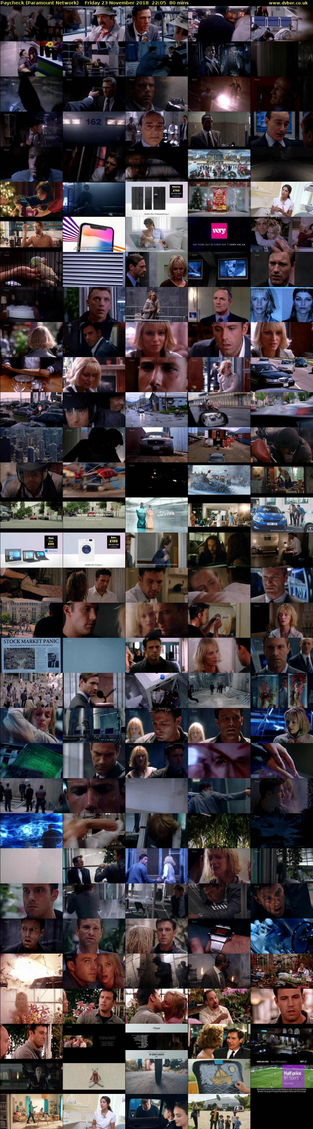 Paycheck (Paramount Network) Friday 23 November 2018 22:05 - 23:25